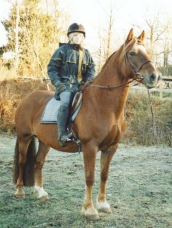 Fairy och Malin p� Hubertusjakt.